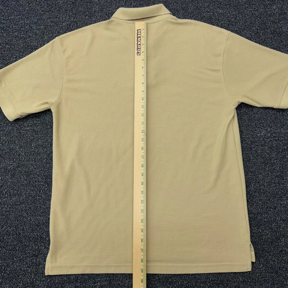 Polo Ralph Lauren Mens XXL Tan‎ Beige Short Sleeve Pique Polo Shirt Made in USA